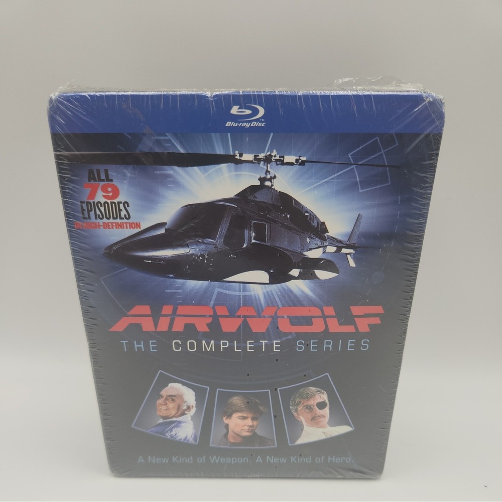Airwolf - The Complete Series BD Blu-Ray - All 4 Seasons & 79 Episodes BRAND NEW